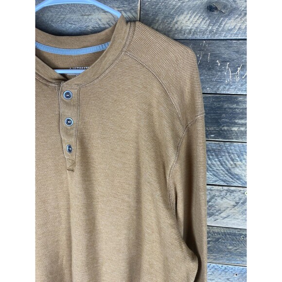 Ultimate Terrain Mens Size 3XL Tan Thermal Long Sleeve Shirt - Picture 3 of 10